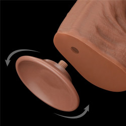LoveToy SlidingSkin Gode Sliding Skin 27 x 6.5cm Marron